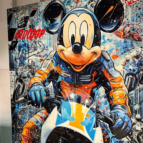 Bild 0 von Pop Art Mickey Moto GP