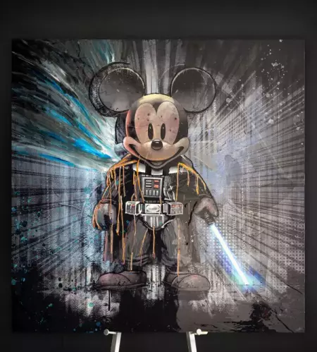 Pop Art Mouse Wars Black