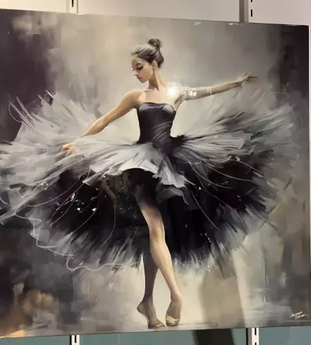 Ballerina Girl Black