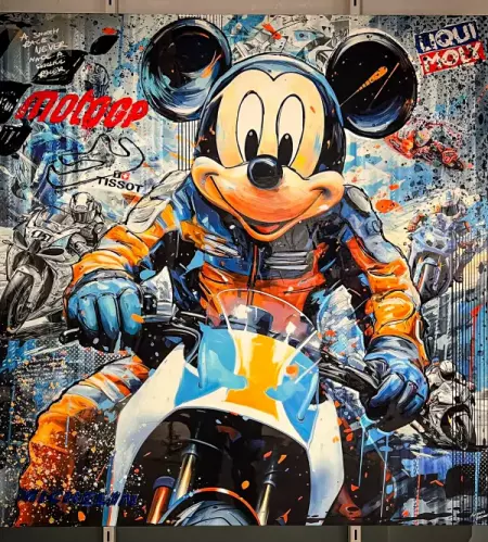 Pop Art Mouse Moto GP