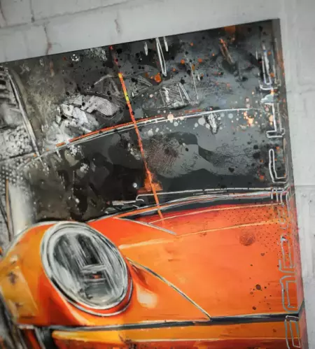 Hommage a Porsche 911 Orange