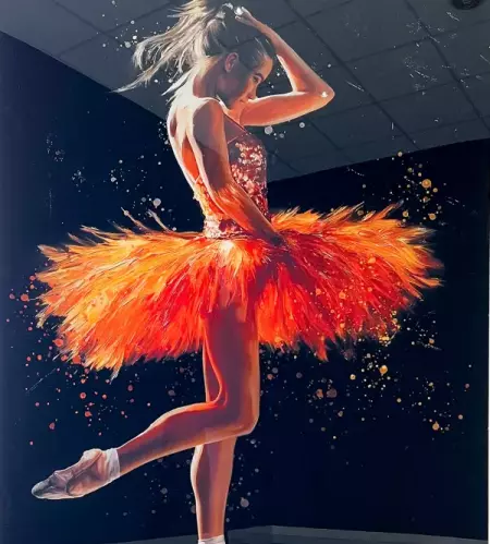 Vibrant Ballerina