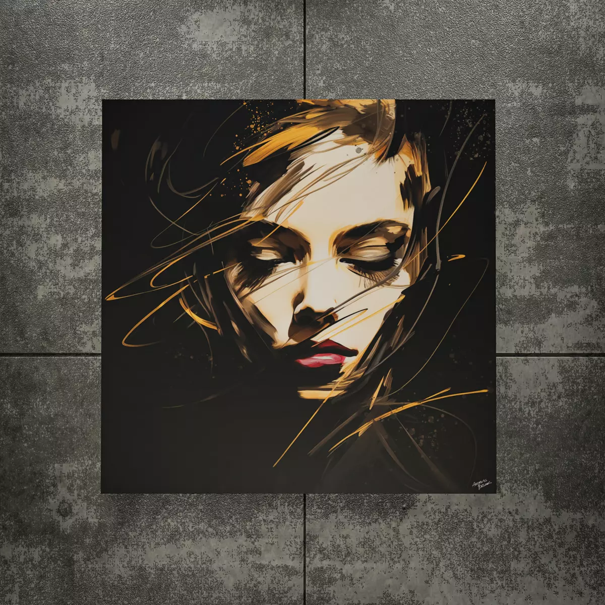 Bild 0 von Abstract Girl Yellow