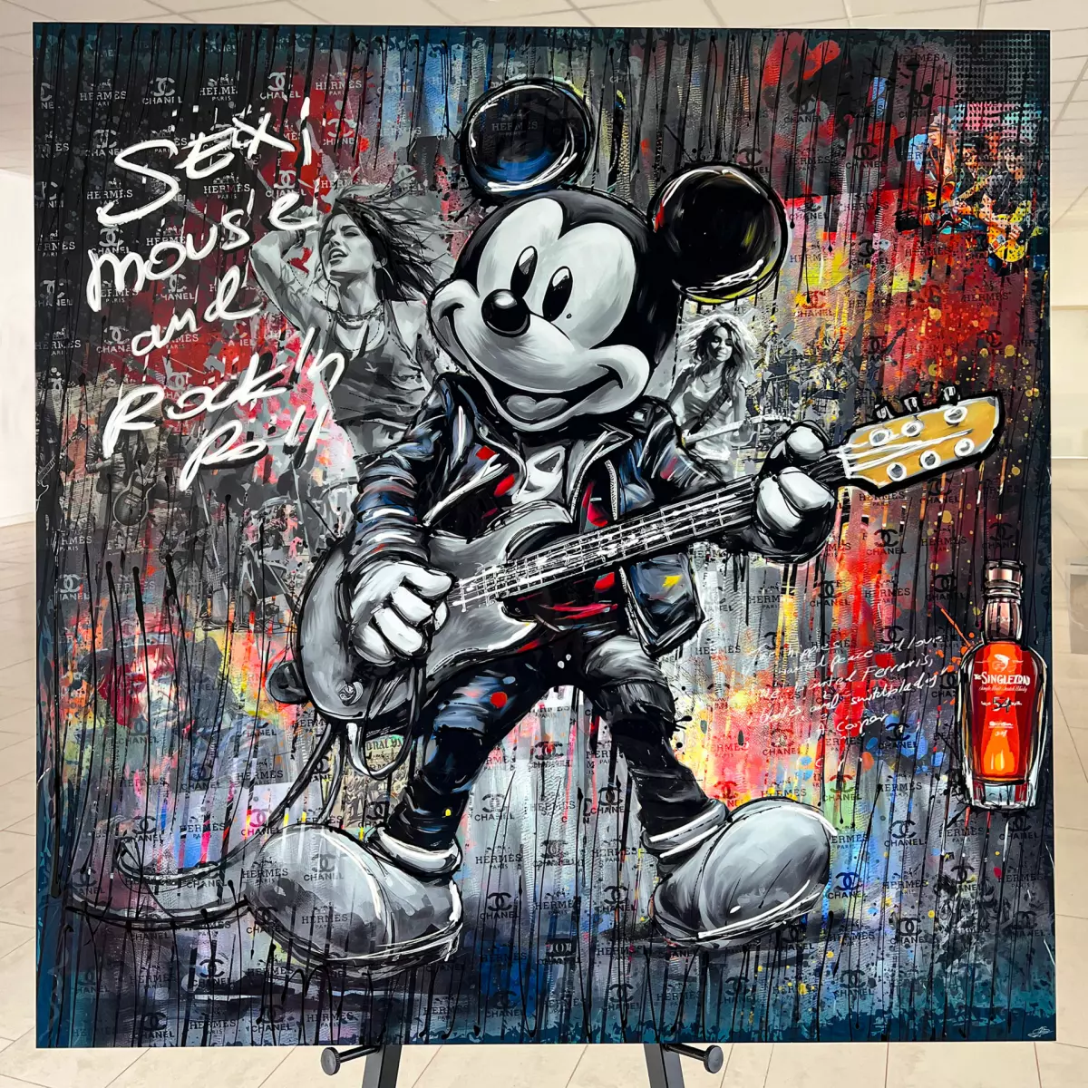 Bild 0 von Pop Art Mickey Rockstar