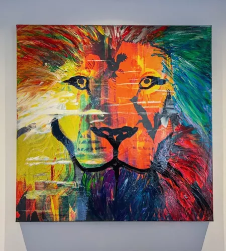 Pop Art Lion