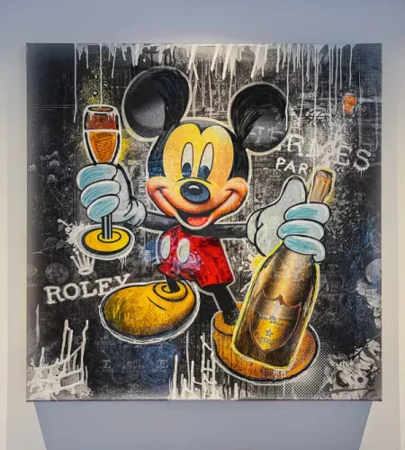 Pop Art Party Mousey Champagner